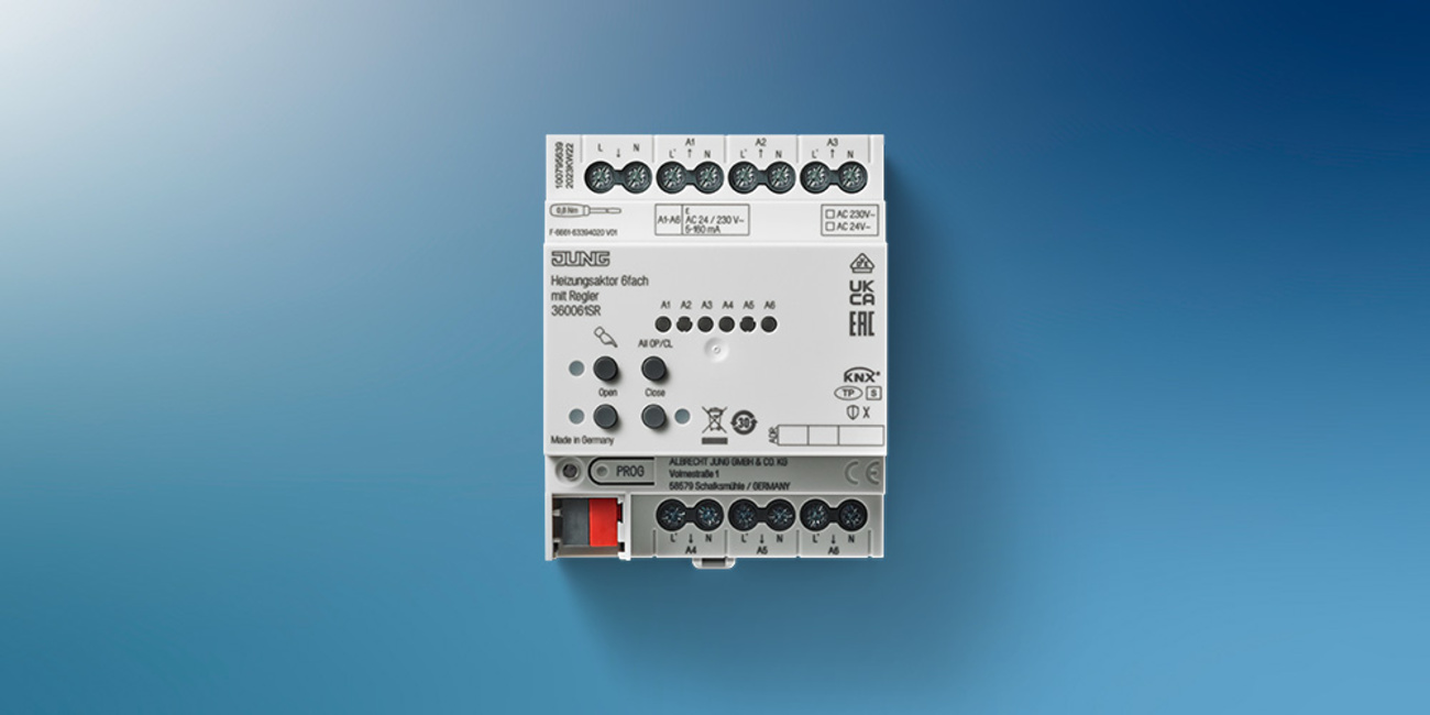 KNX Heizungsaktor 6-fach bei Gilbert Brennecke GmbH in Süplingen